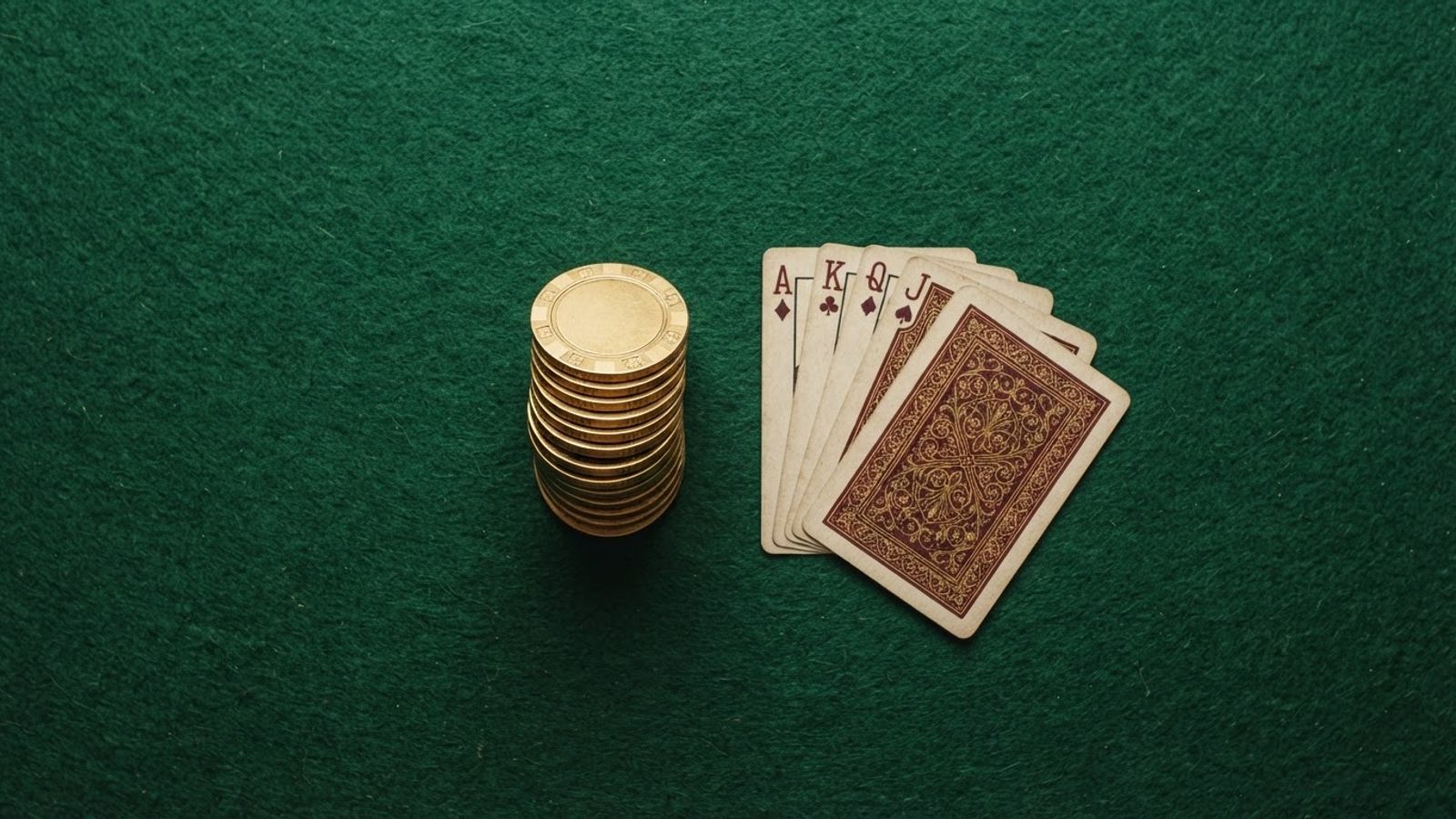 Pièces d'or empilées sur des cartes, bonus de bienvenue Cresus