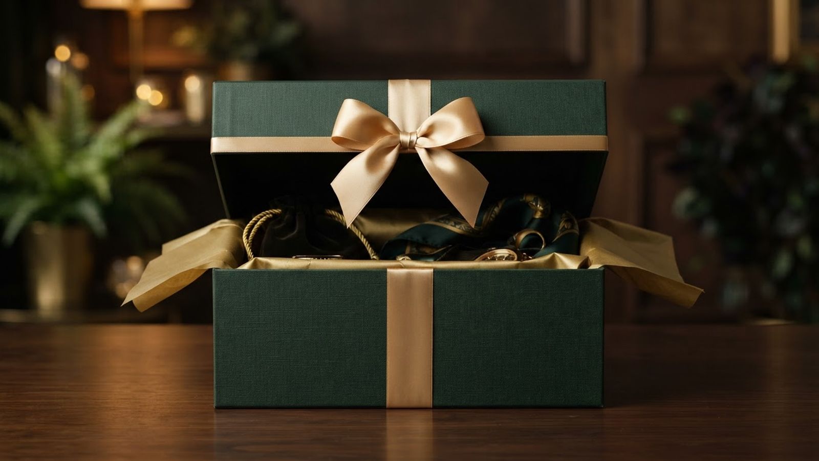 Coffret cadeau ouvert, pack de bienvenue Cresus